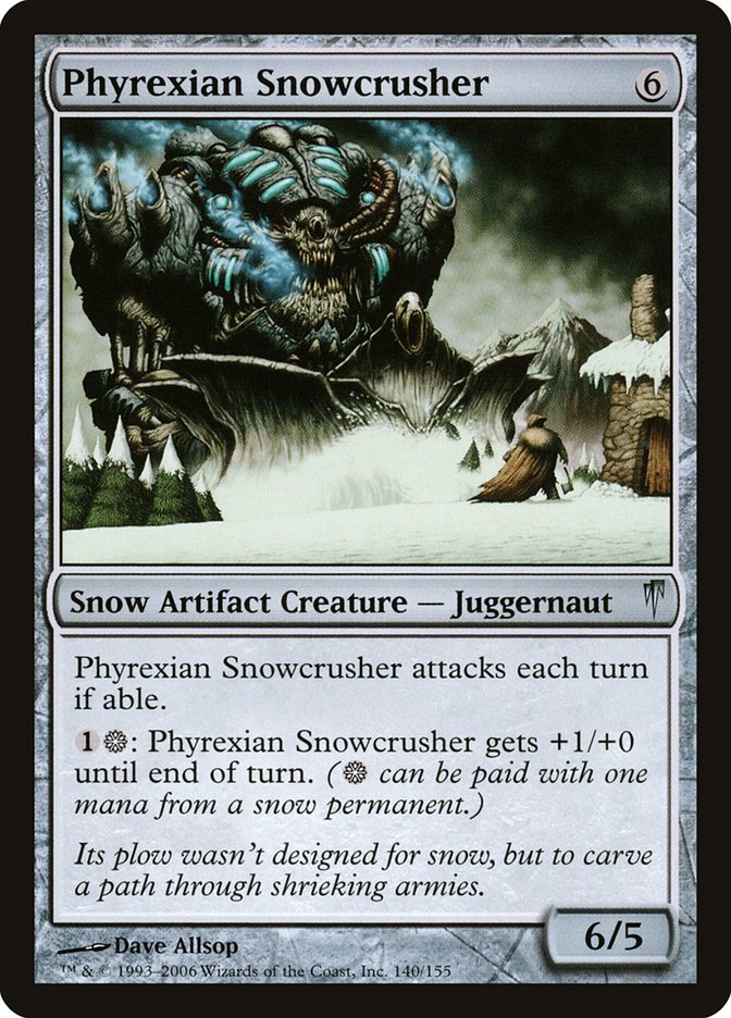 Phyrexian Snowcrusher [Coldsnap] | Silver Goblin