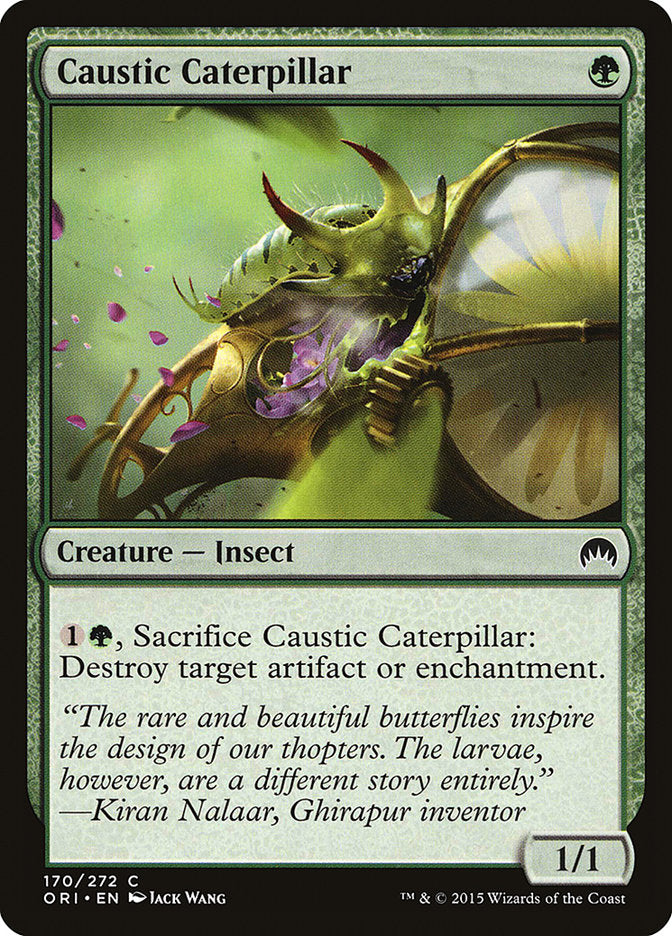 Caustic Caterpillar [Magic Origins] | Silver Goblin