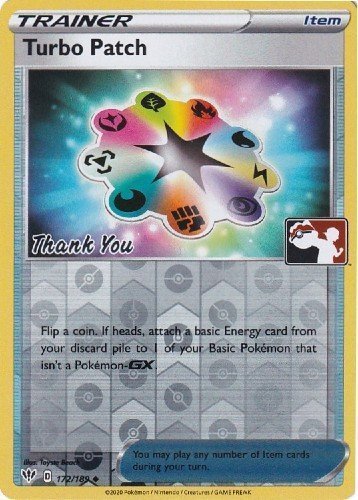 Turbo Patch (172/189) (Pokemon League) [Sword & Shield: Darkness Ablaze] | Silver Goblin