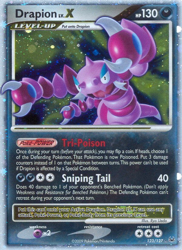 Drapion LV.X (123/127) [Platinum: Base Set] | Silver Goblin