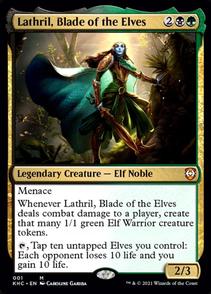 Lathril, Blade of the Elves [Kaldheim Commander] | Silver Goblin