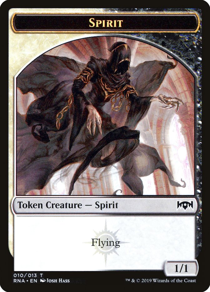 Spirit Token [Ravnica Allegiance Tokens] | Silver Goblin