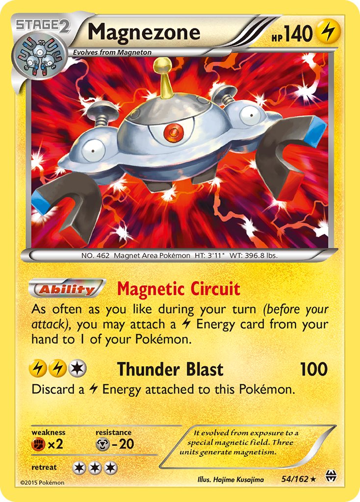 Magnezone (54/162) (Theme Deck Exclusive) [XY: BREAKthrough] | Silver Goblin