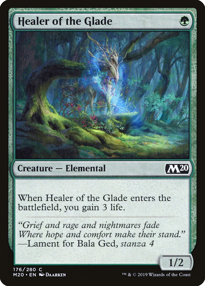 Healer of the Glade [Core Set 2020] | Silver Goblin