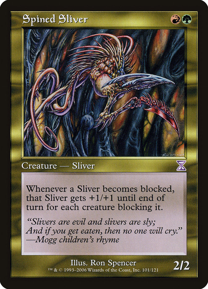 Spined Sliver [Time Spiral Timeshifted] | Silver Goblin