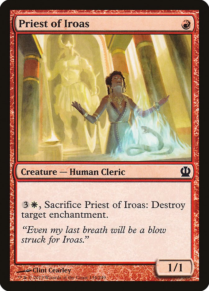 Priest of Iroas [Theros] | Silver Goblin