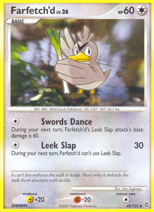 Farfetch'd (49/132) [Diamond & Pearl: Secret Wonders] | Silver Goblin