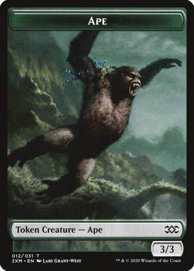 Ape Token [Double Masters Tokens] | Silver Goblin