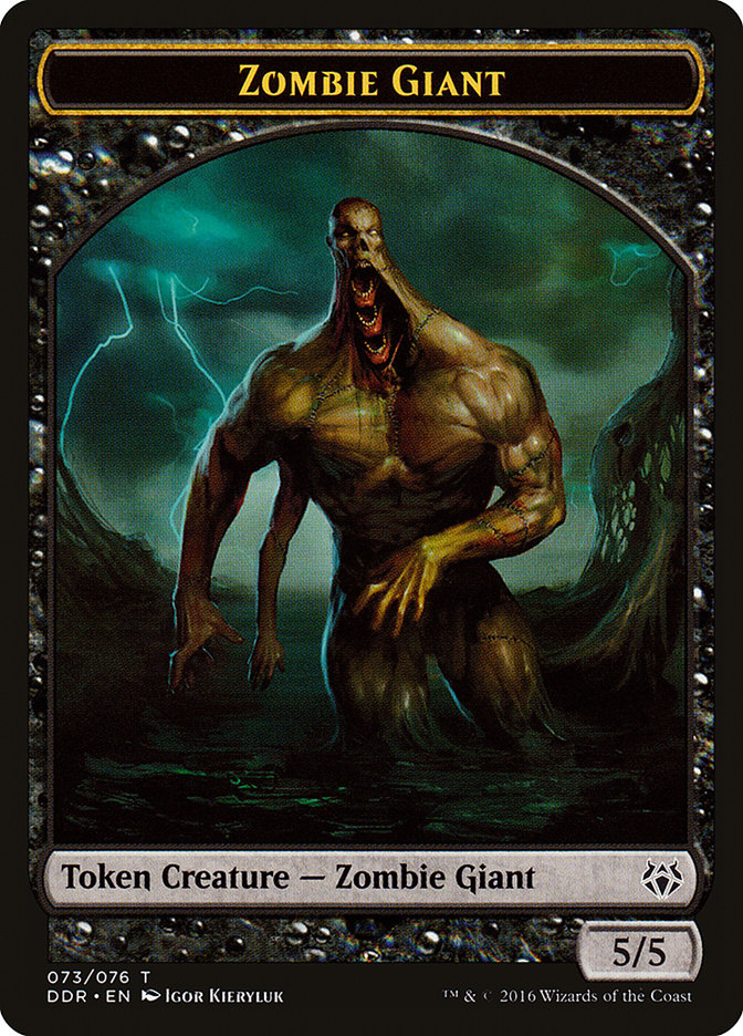 Zombie Giant Token [Duel Decks: Nissa vs. Ob Nixilis] | Silver Goblin