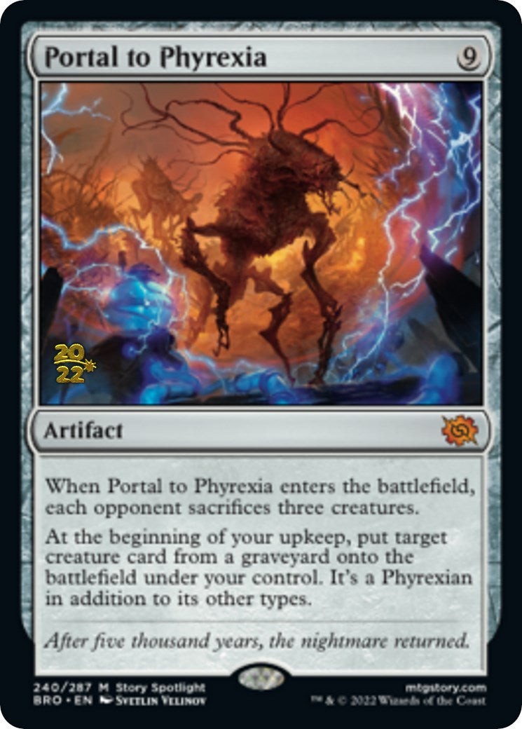 Portal to Phyrexia [The Brothers' War Prerelease Promos] | Silver Goblin