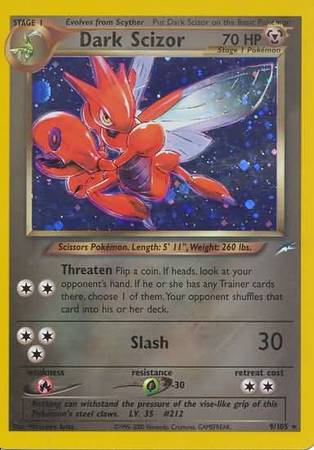 Dark Scizor (9/105) [Neo Destiny Unlimited] | Silver Goblin