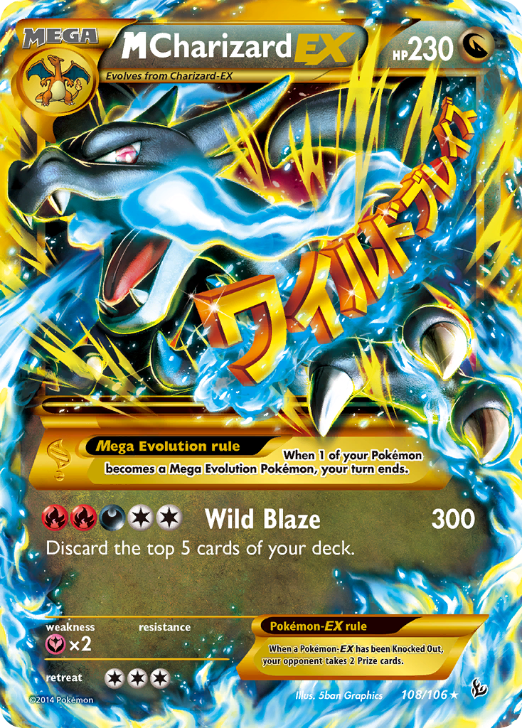 M Charizard EX (108/106) [XY: Flashfire] | Silver Goblin