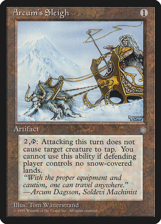 Arcum's Sleigh [Ice Age] | Silver Goblin