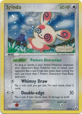 Spinda (26/92) (Stamped) [EX: Legend Maker] | Silver Goblin