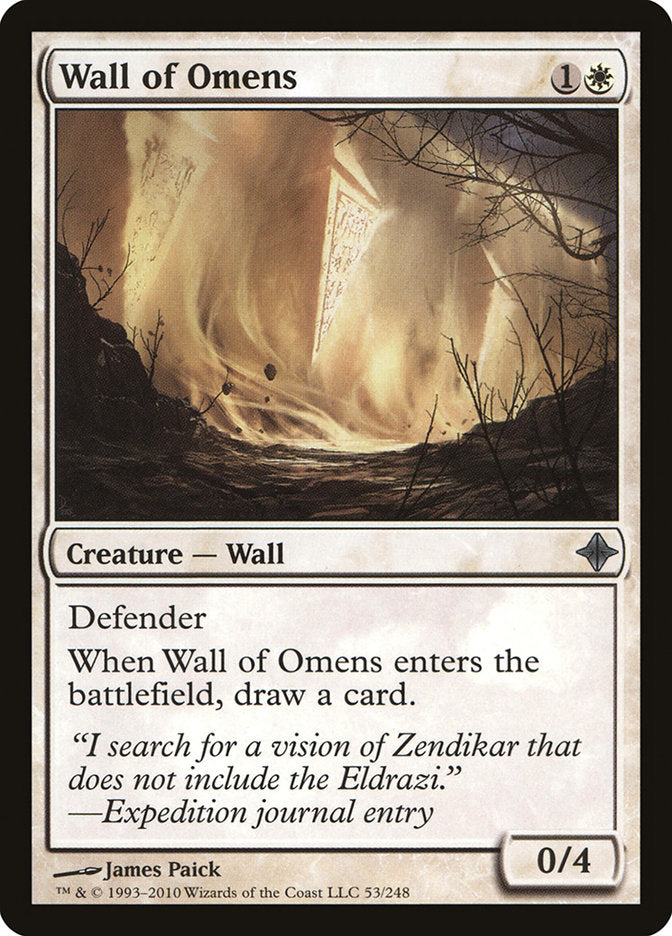 Wall of Omens [Rise of the Eldrazi] | Silver Goblin
