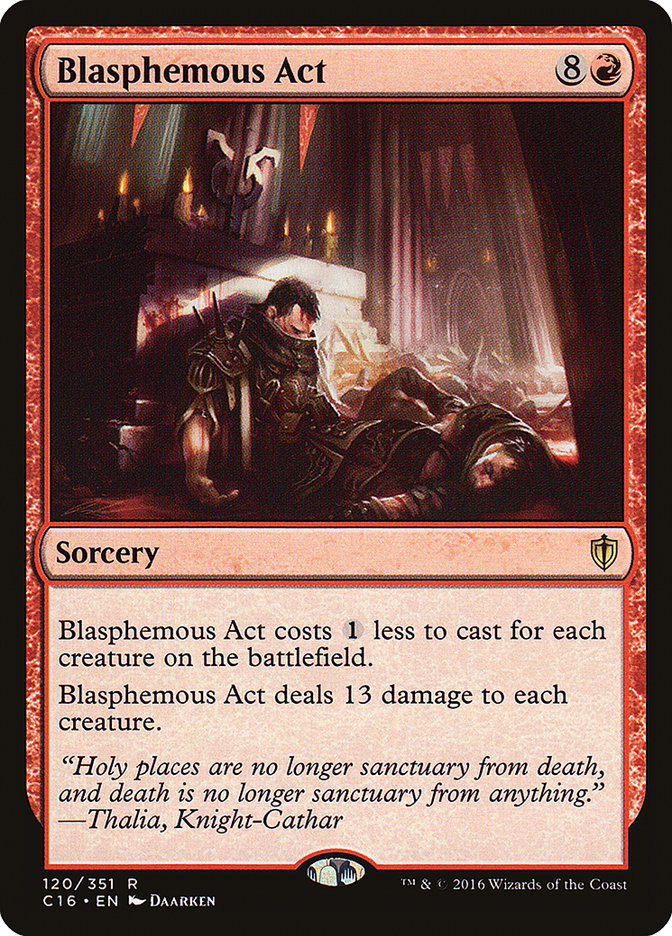 Blasphemous Act [Commander 2016] | Silver Goblin