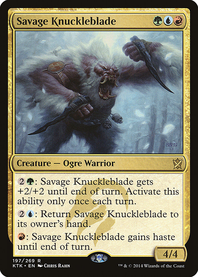 Savage Knuckleblade [Khans of Tarkir] | Silver Goblin