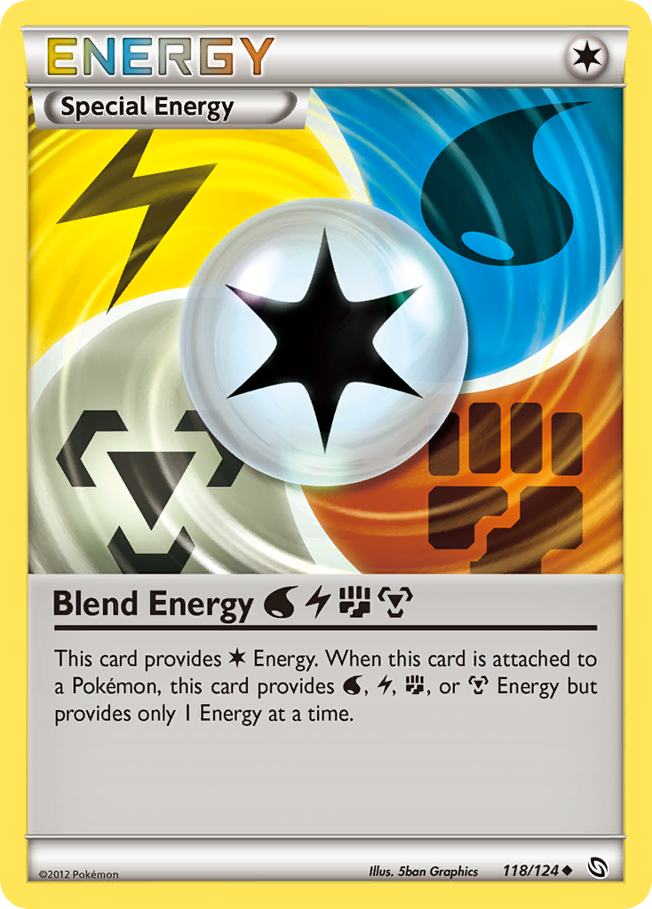 Blend Energy WaterLightningFightingMetal (118/124) [Black & White: Dragons Exalted] | Silver Goblin