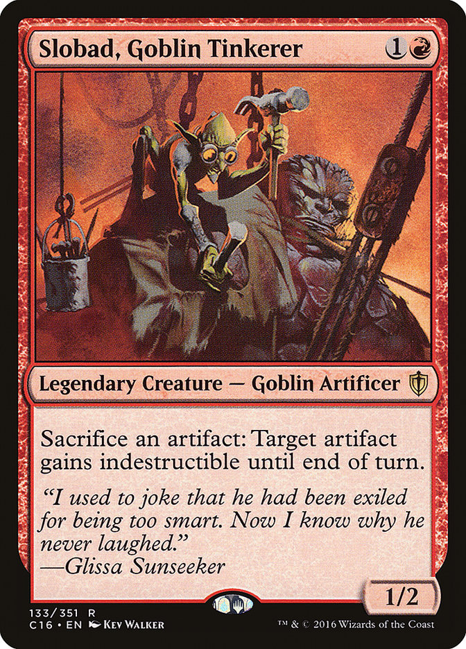 Slobad, Goblin Tinkerer [Commander 2016] | Silver Goblin