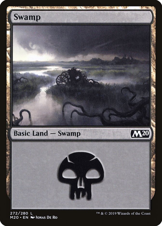 Swamp (272) [Core Set 2020] | Silver Goblin