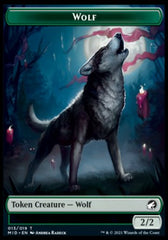Wolf // Spider Double-Sided Token [Innistrad: Midnight Hunt Tokens] | Silver Goblin