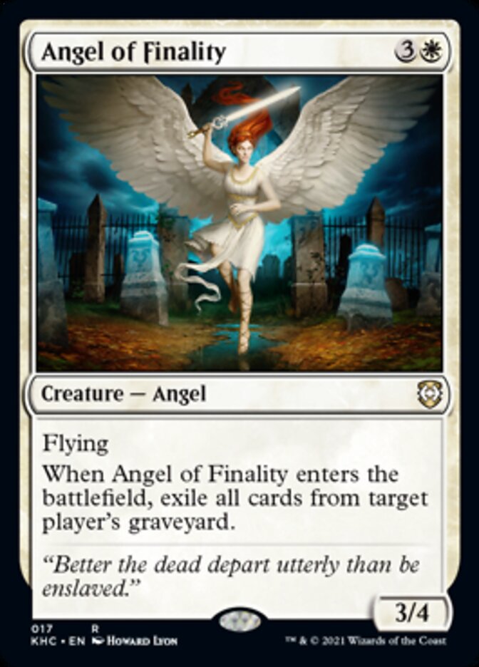 Angel of Finality [Kaldheim Commander] | Silver Goblin