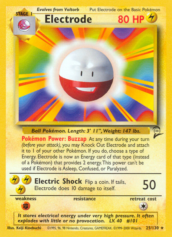 Electrode (25/130) [Base Set 2] | Silver Goblin