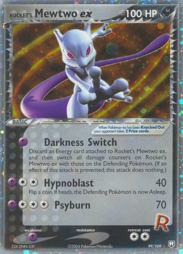 Rocket's Mewtwo ex (99/109) [EX: Team Rocket Returns] | Silver Goblin