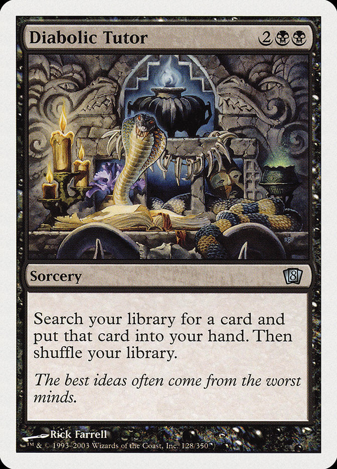 Diabolic Tutor [Eighth Edition] | Silver Goblin