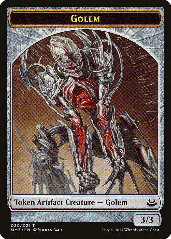 Golem Token [Modern Masters 2017 Tokens] | Silver Goblin