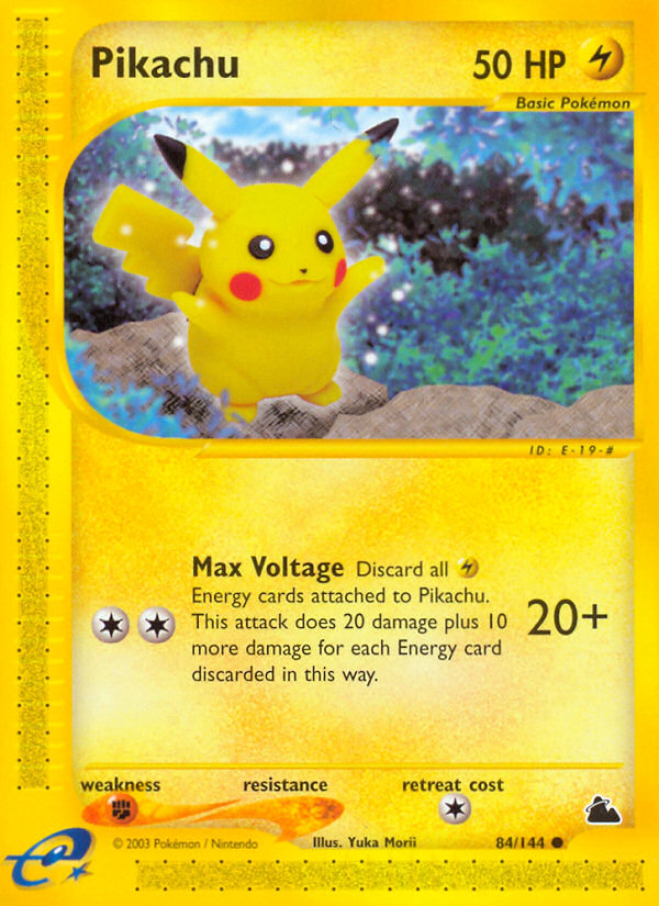 Pikachu (84/144) [Skyridge] | Silver Goblin