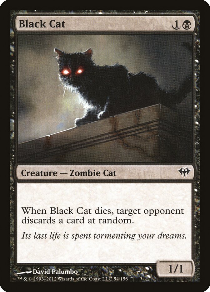 Black Cat [Dark Ascension] | Silver Goblin