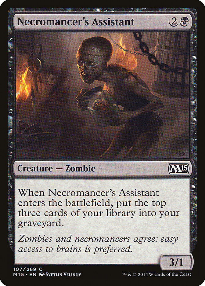 Necromancer's Assistant [Magic 2015] | Silver Goblin