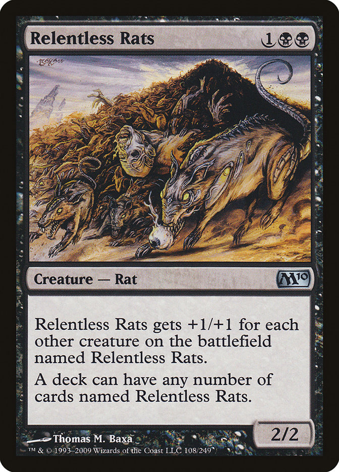 Relentless Rats [Magic 2010] | Silver Goblin