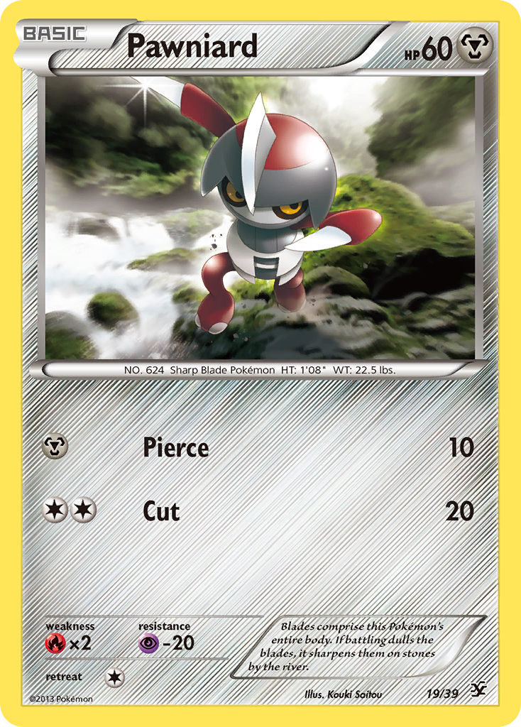 Pawniard (19/39) [XY: Kalos Starter Set] | Silver Goblin