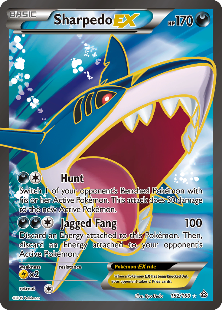 Sharpedo EX (152/160) [XY: Primal Clash] | Silver Goblin