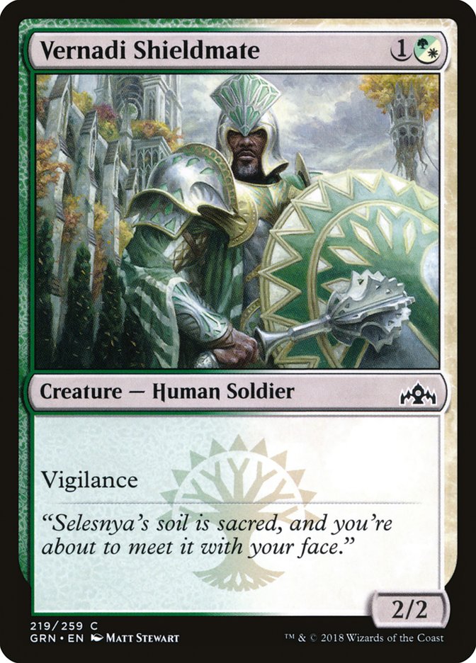 Vernadi Shieldmate [Guilds of Ravnica] | Silver Goblin