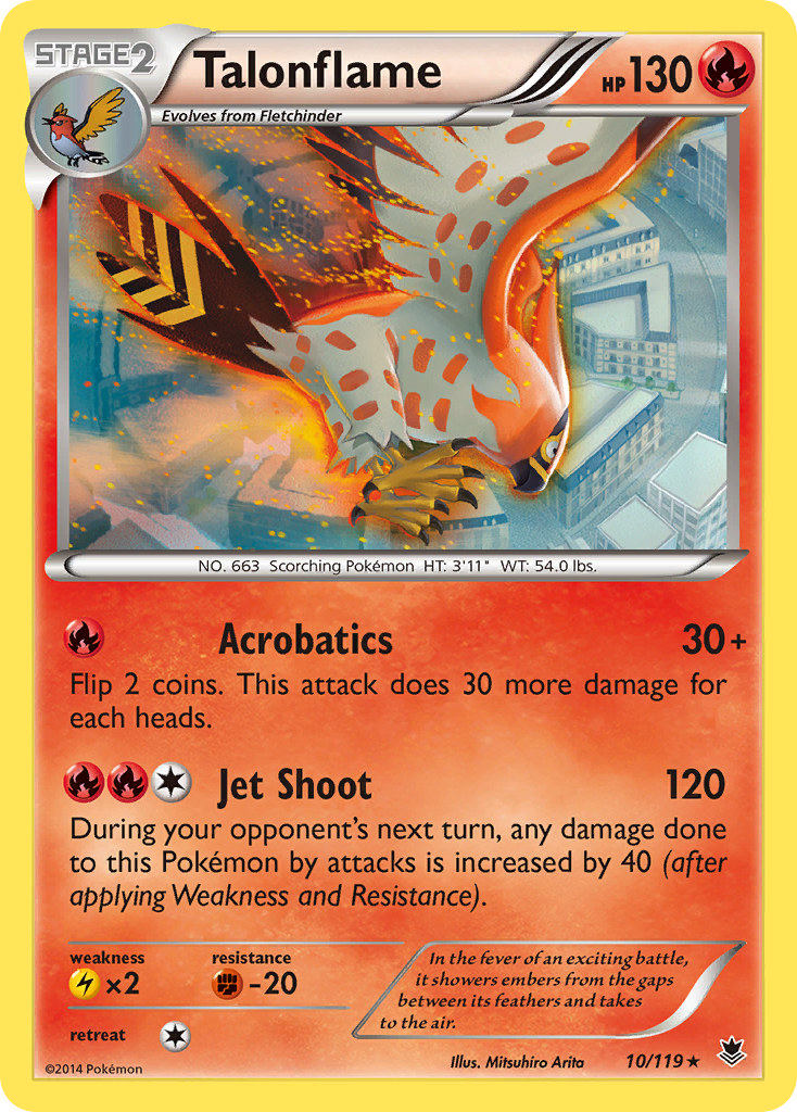 Talonflame (10/119) [XY: Phantom Forces] | Silver Goblin