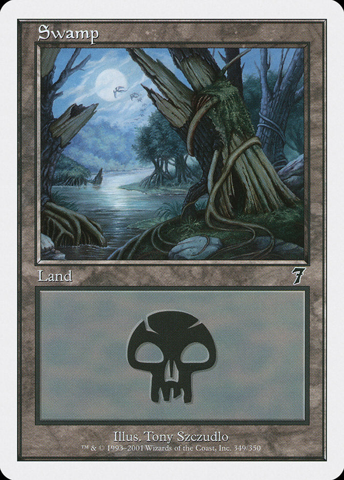 Swamp (349) [Seventh Edition] | Silver Goblin