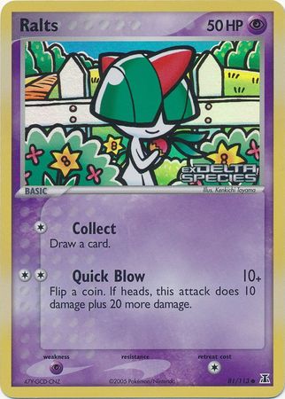 Ralts (81/113) (Stamped) [EX: Delta Species] | Silver Goblin