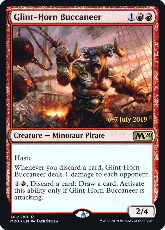 Glint-Horn Buccaneer [Core Set 2020 Prerelease Promos] | Silver Goblin