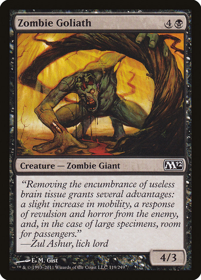 Zombie Goliath [Magic 2012] | Silver Goblin