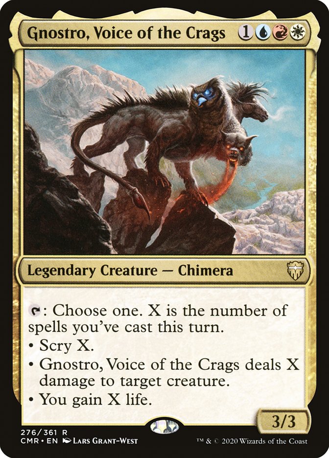 Gnostro, Voice of the Crags [Commander Legends] | Silver Goblin