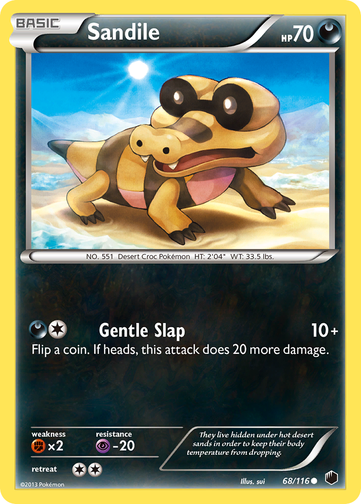 Sandile (68/116) [Black & White: Plasma Freeze] | Silver Goblin