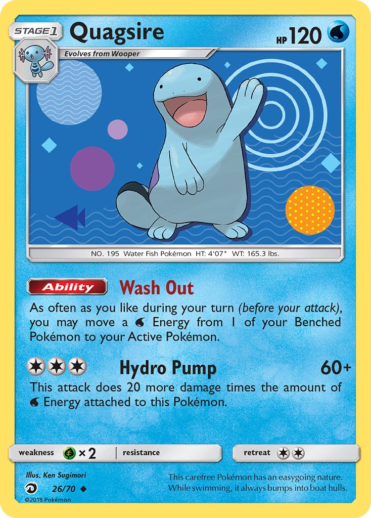 Quagsire (26/70) [Sun & Moon: Dragon Majesty] | Silver Goblin