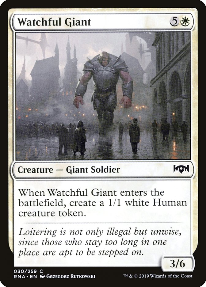 Watchful Giant [Ravnica Allegiance] | Silver Goblin