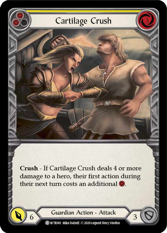 Cartilage Crush (Yellow) [U-WTR061] (Welcome to Rathe Unlimited)  Unlimited Rainbow Foil | Silver Goblin