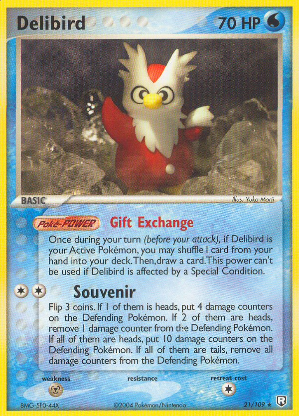 Delibird (21/109) [EX: Team Rocket Returns] | Silver Goblin