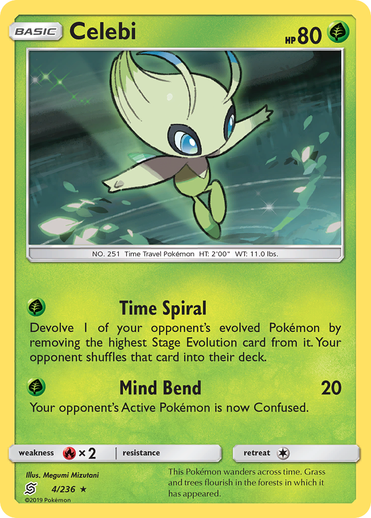 Celebi (4/236) [Sun & Moon: Unified Minds] | Silver Goblin