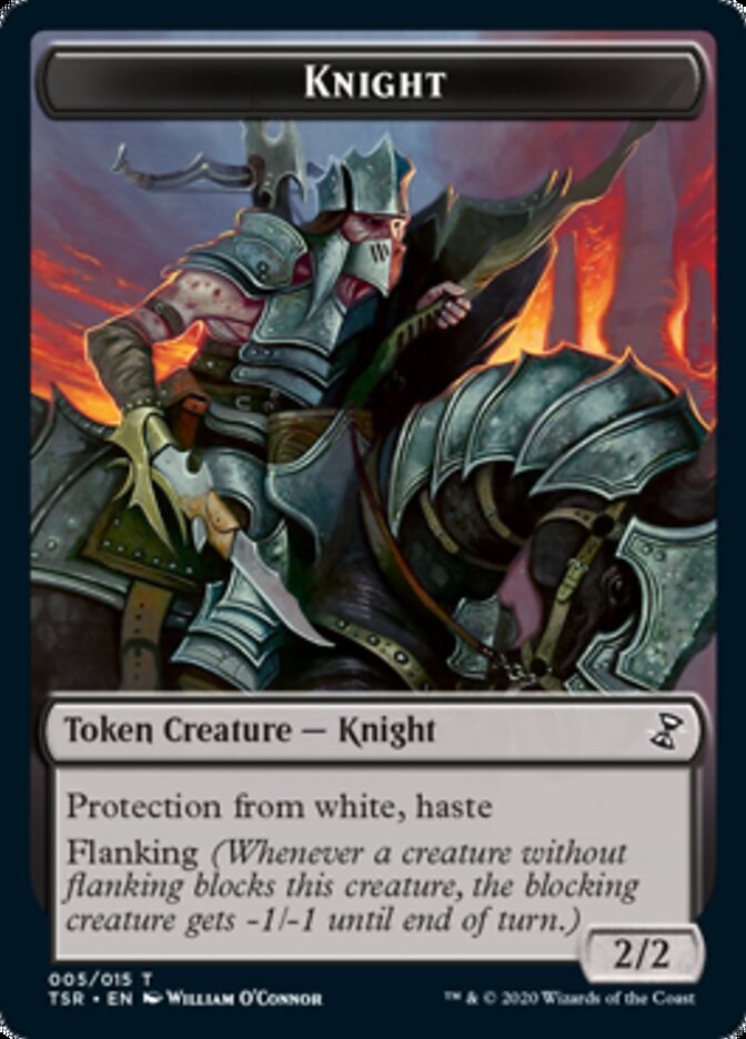 Knight Token [Time Spiral Remastered Tokens] | Silver Goblin